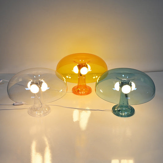 Retro Mushroom Lamp – Modern Acrylic Table Light (70s Style, Multiple Colors)