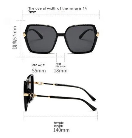 Square Muse 70s — Oversize Square Sunglasses
