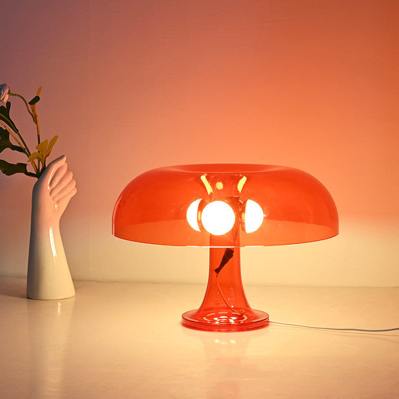 Retro Mushroom Lamp – Modern Acrylic Table Light (70s Style, Multiple Colors)