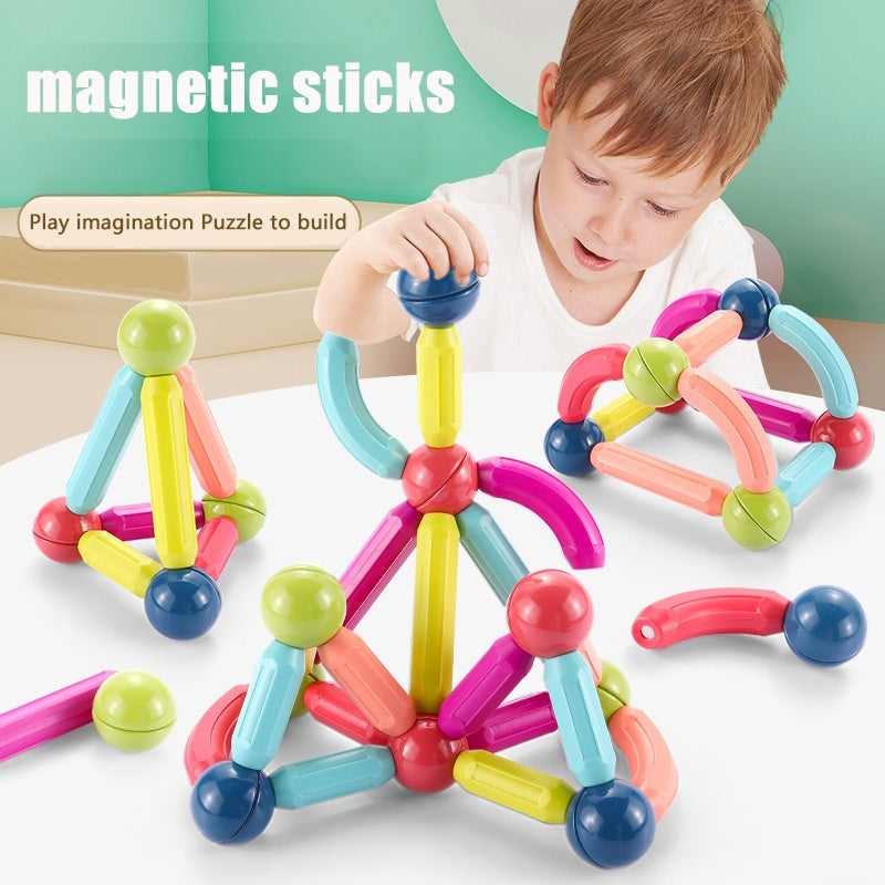 Big Size Magnetic Building Blocks for Kids – STEM Montessori Construction Set