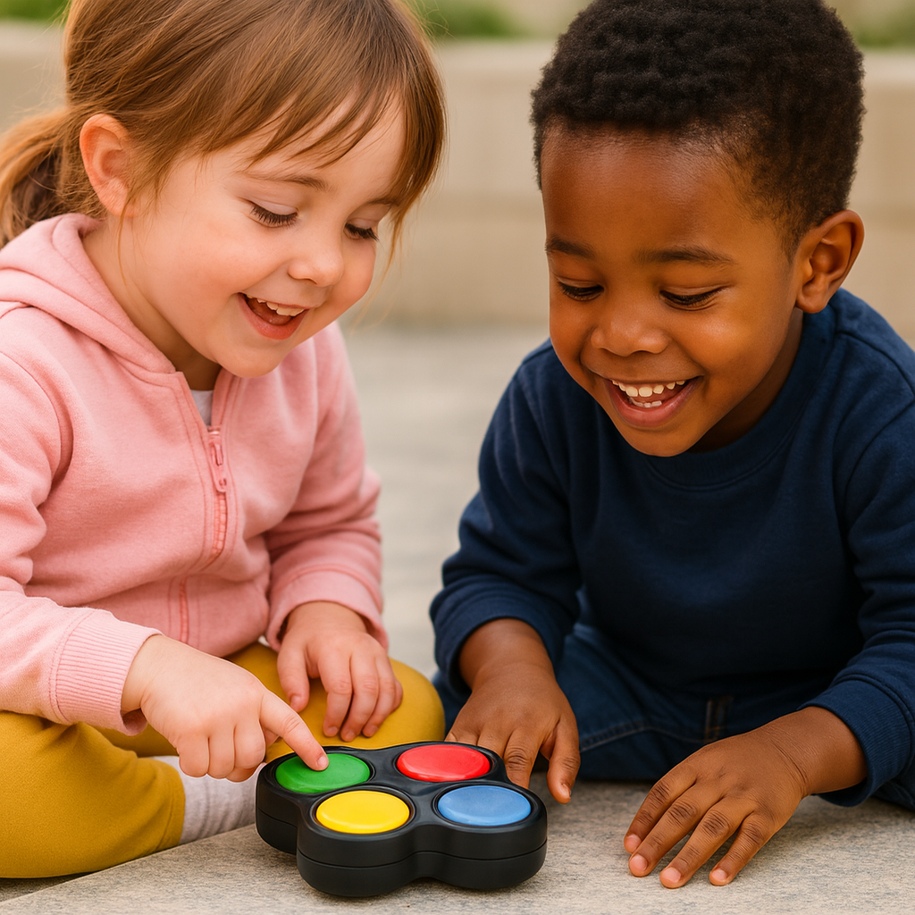 Retro Kids Memory Game – Flashing Lights & Sound Brain Training Toy
