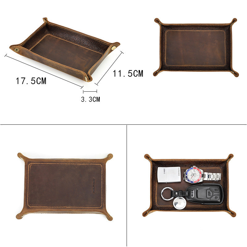 Small valet tray size diagram showing 17.5 by 11.5 by 3.3 cm