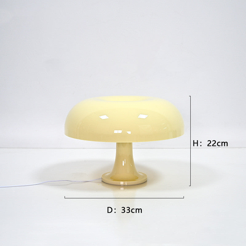 Retro Mushroom Lamp – Modern Acrylic Table Light (70s Style, Multiple Colors)