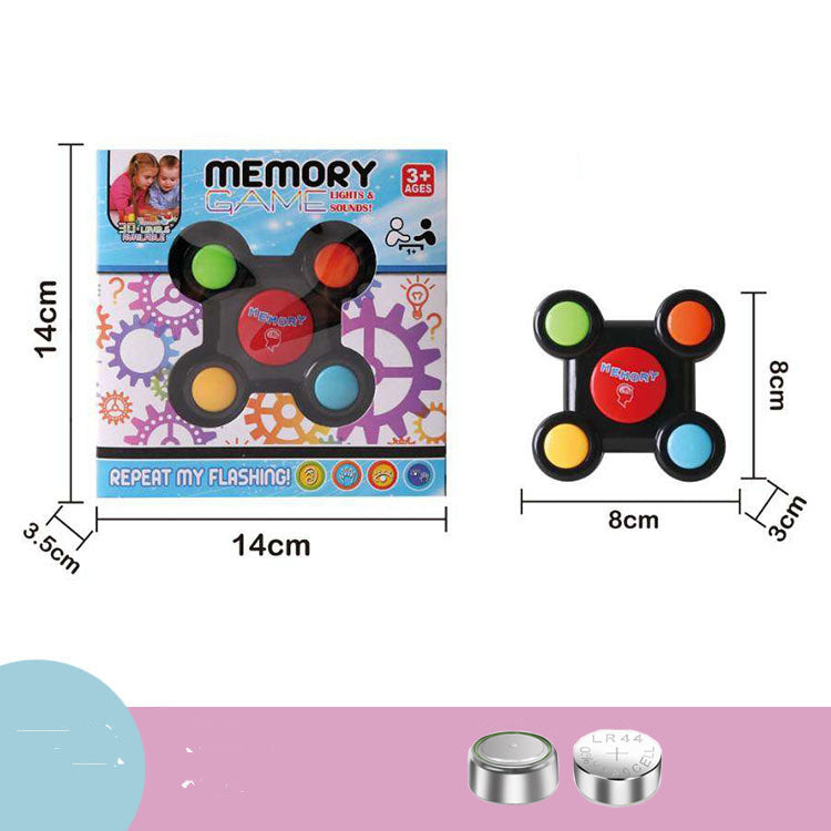 Retro Kids Memory Game – Flashing Lights & Sound Brain Training Toy